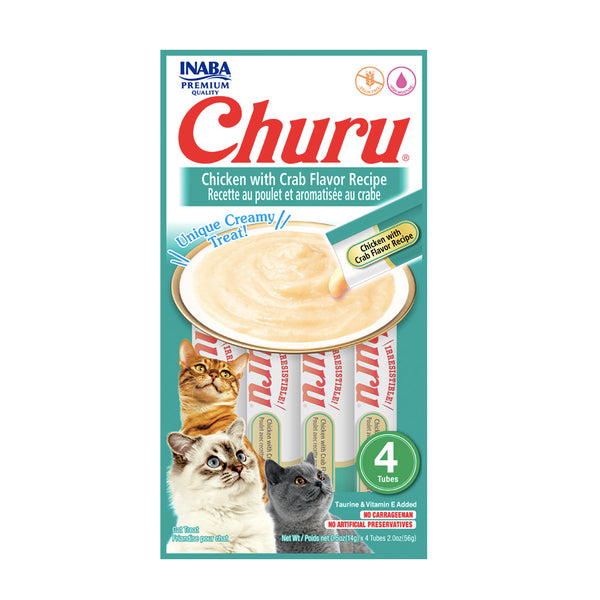 Churu Snack gatos pollo con Cangrejo 56gr