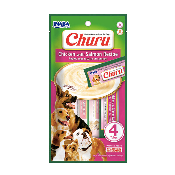 Churu Snack perros pollo con Salmon 56gr
