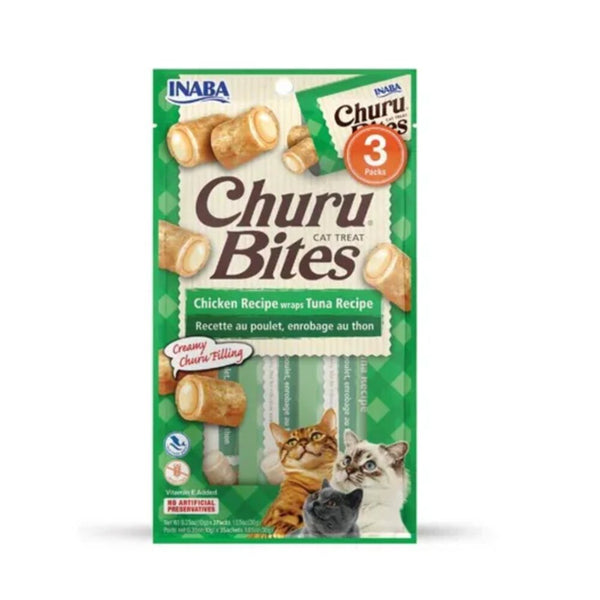 Churu Bites Snack gatos atun y pollo 30gr