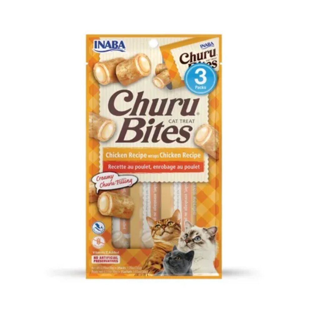 Churu Bites Snack gatos pollo 30gr