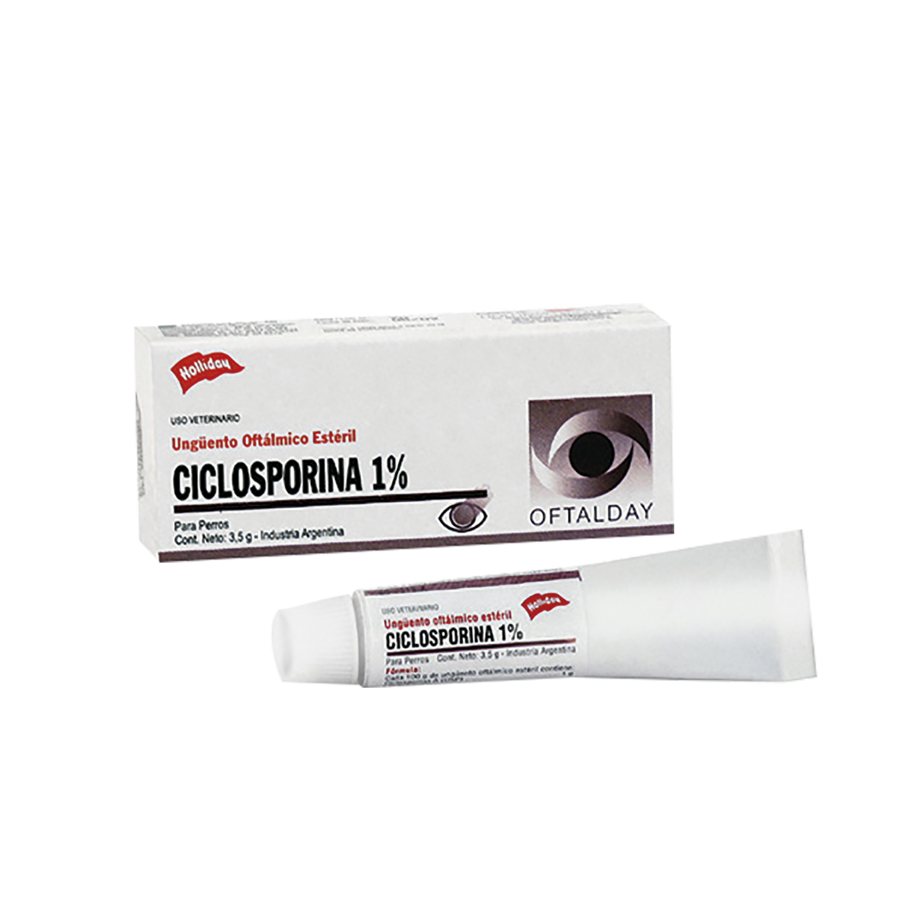 Ciclosporina Ungüento Oftálmico Perro y Gato 1% 3.5mg