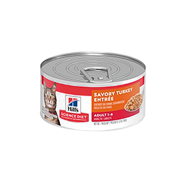 Comida Húmeda para Gato Hills Adulto Turkey 5.5 Onz