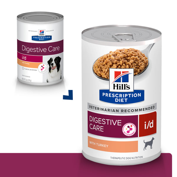 Comida Húmeda para Perros Hills Prescription Digestive Care i/d Turkey 13 Onz