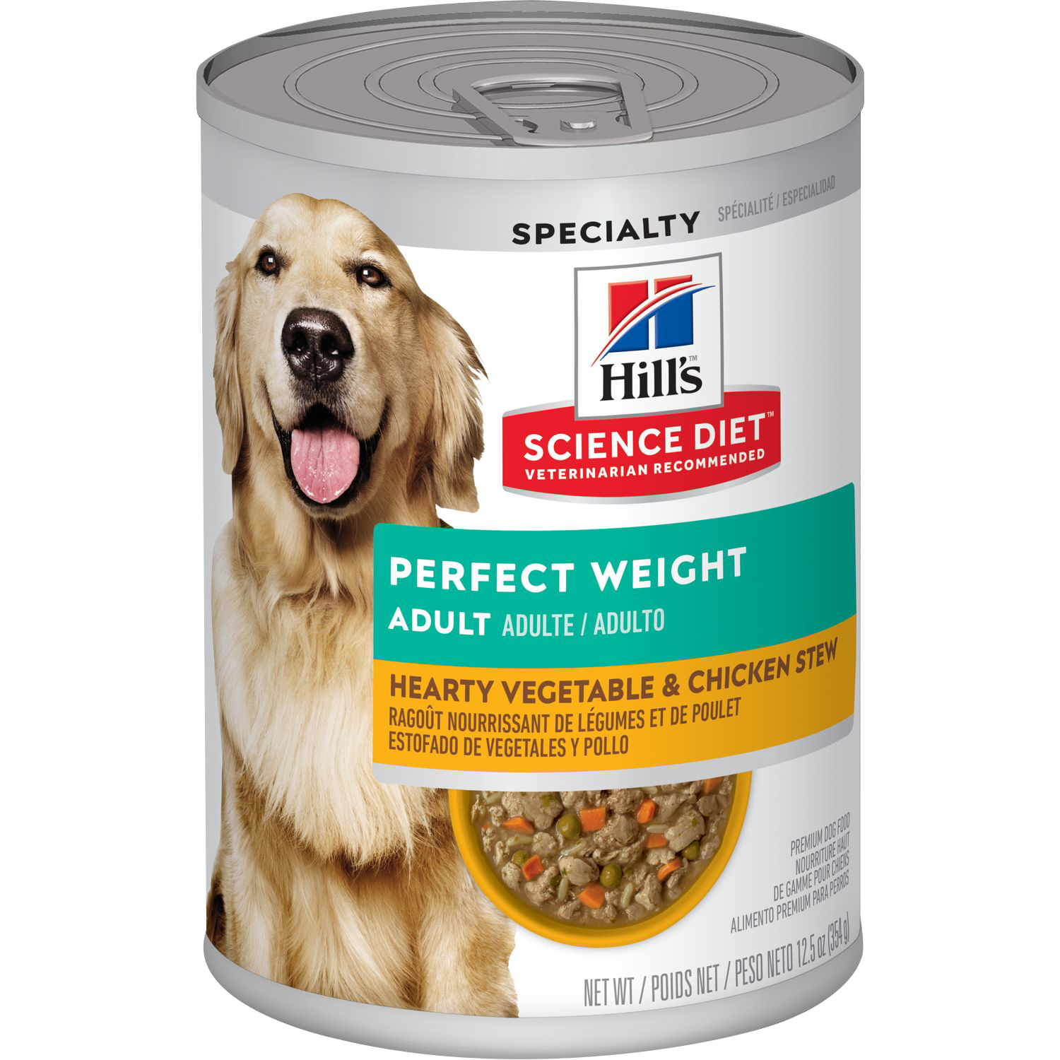Comida Húmeda para Perro Hills Adulto Peso Perfecto 12,5 Onz