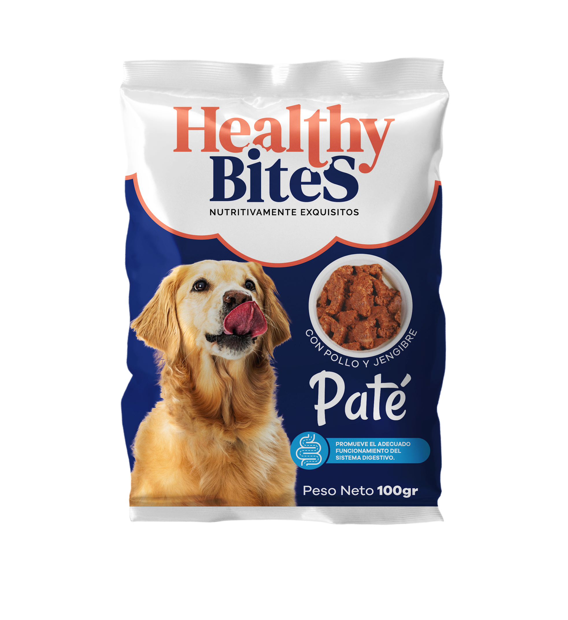 Snack Húmedo para Perro Healthy Bites Paté Digest 100gr