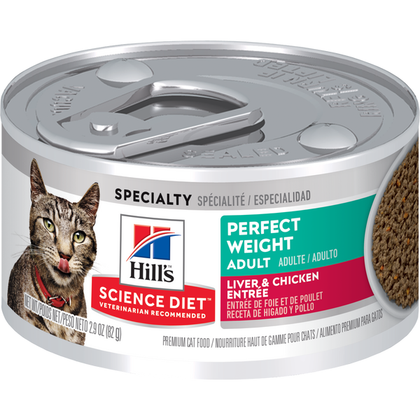 Comida Húmeda para Gato Hills Adulto Peso Perfecto 2,9 Onz