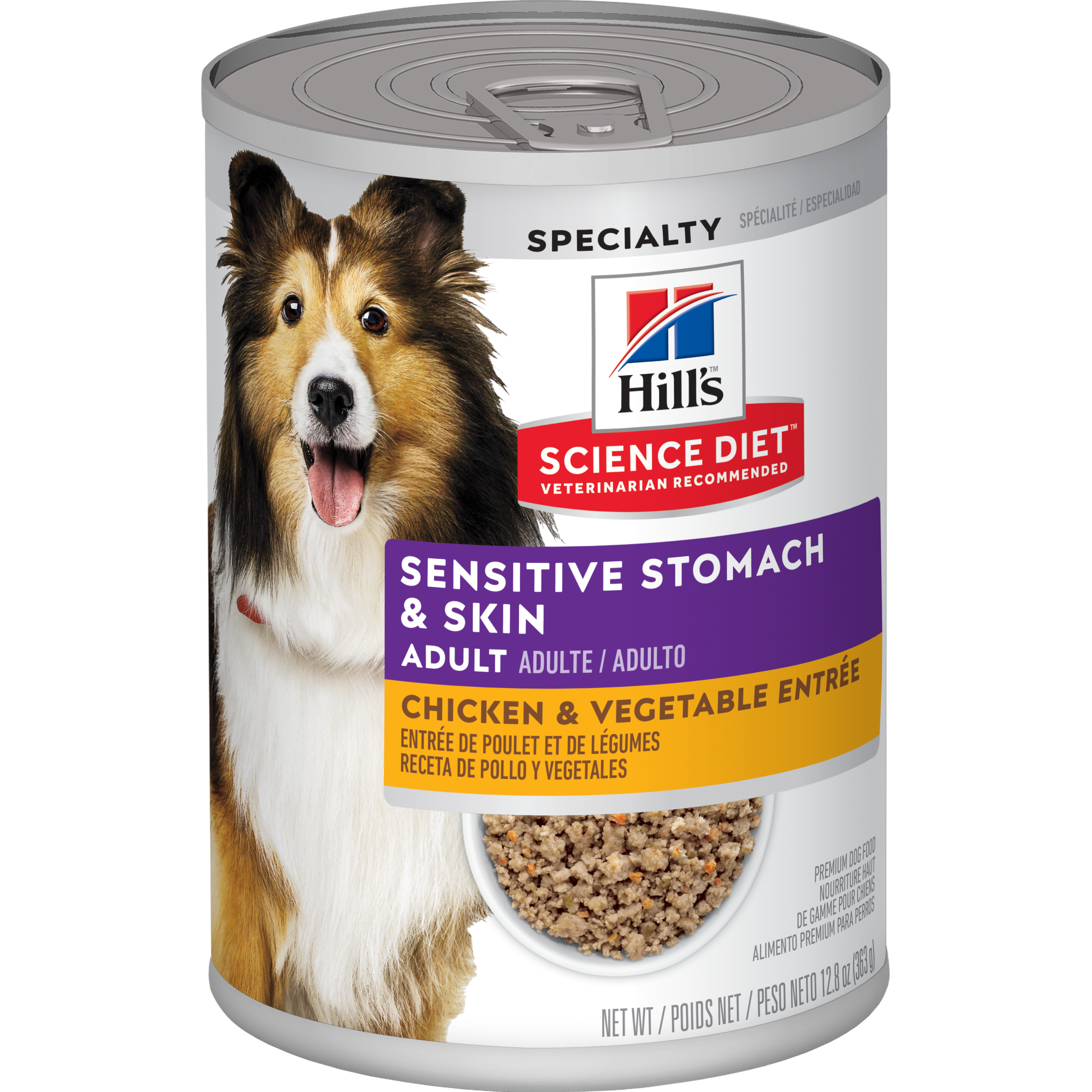 Comida Húmeda para Perro Hills Adulto Estomago y Piel Sensible 12,8 Onz