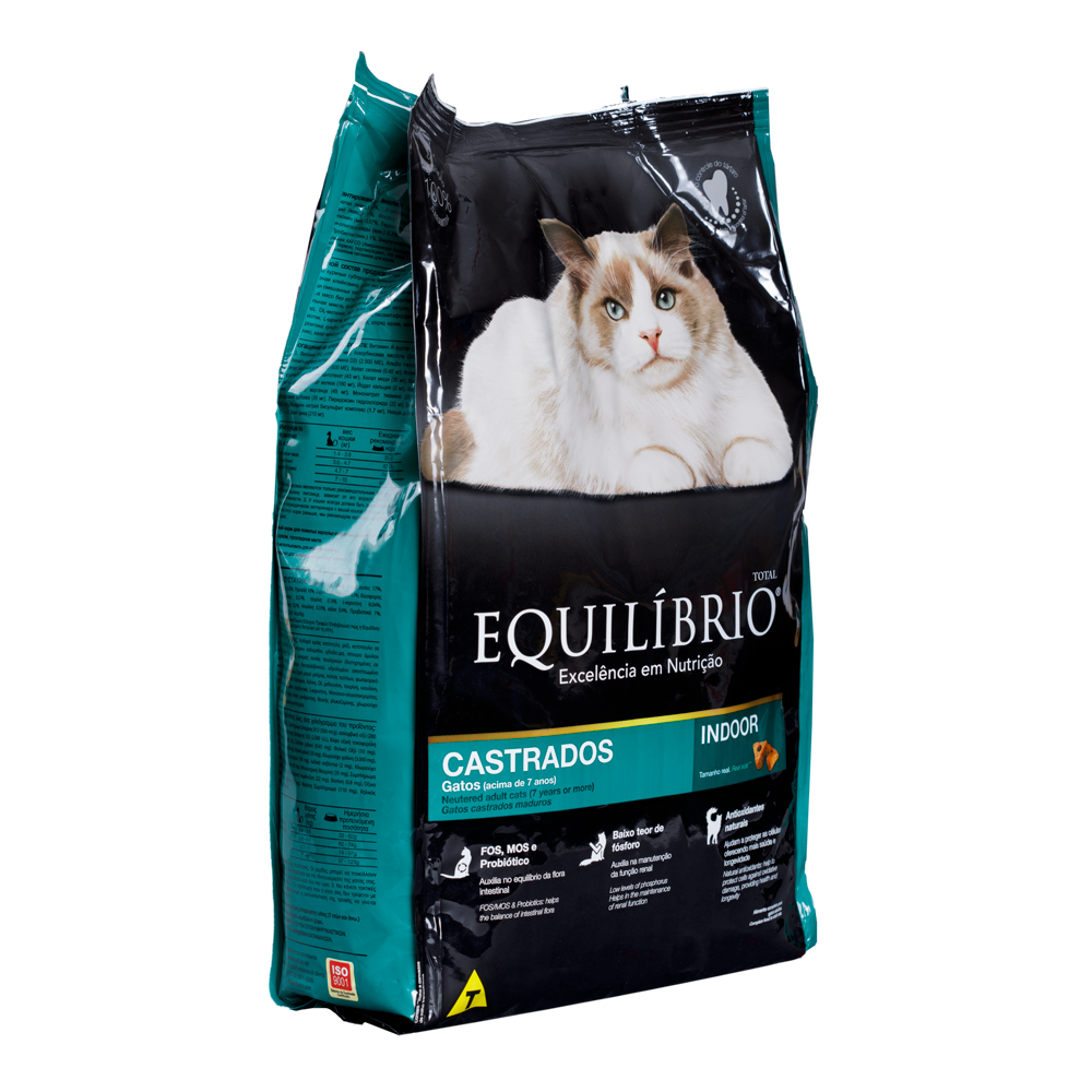 Comida Para Gato Equilibrio Adulto Castrado +7