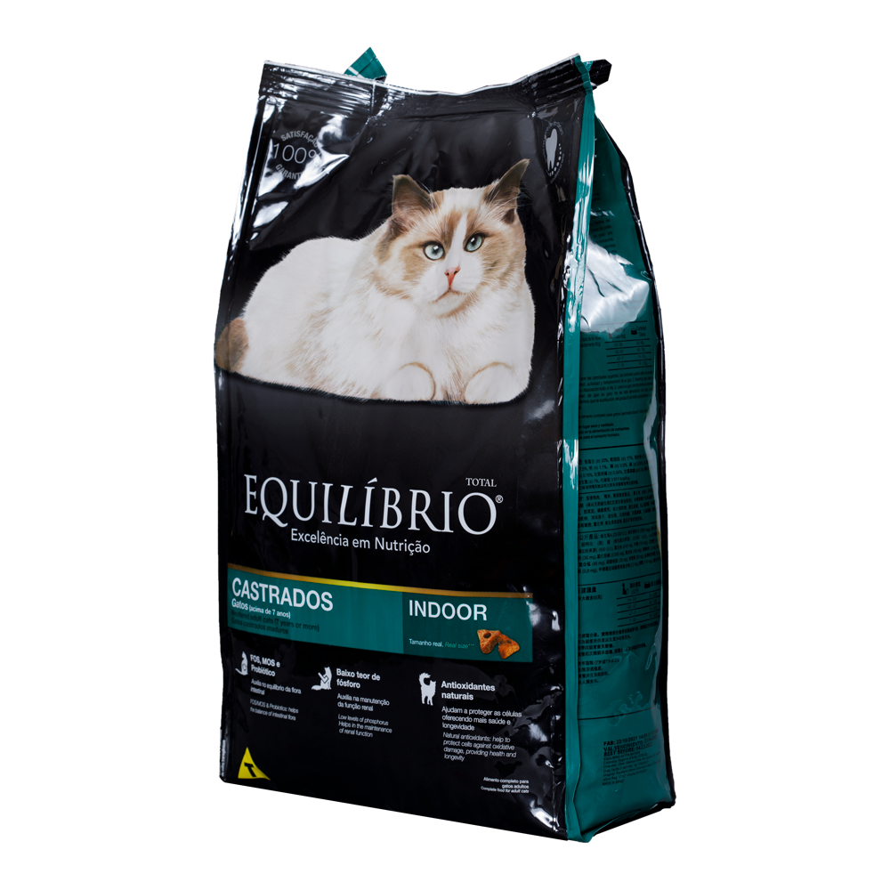 Comida Para Gato Equilibrio Adulto Castrado +7