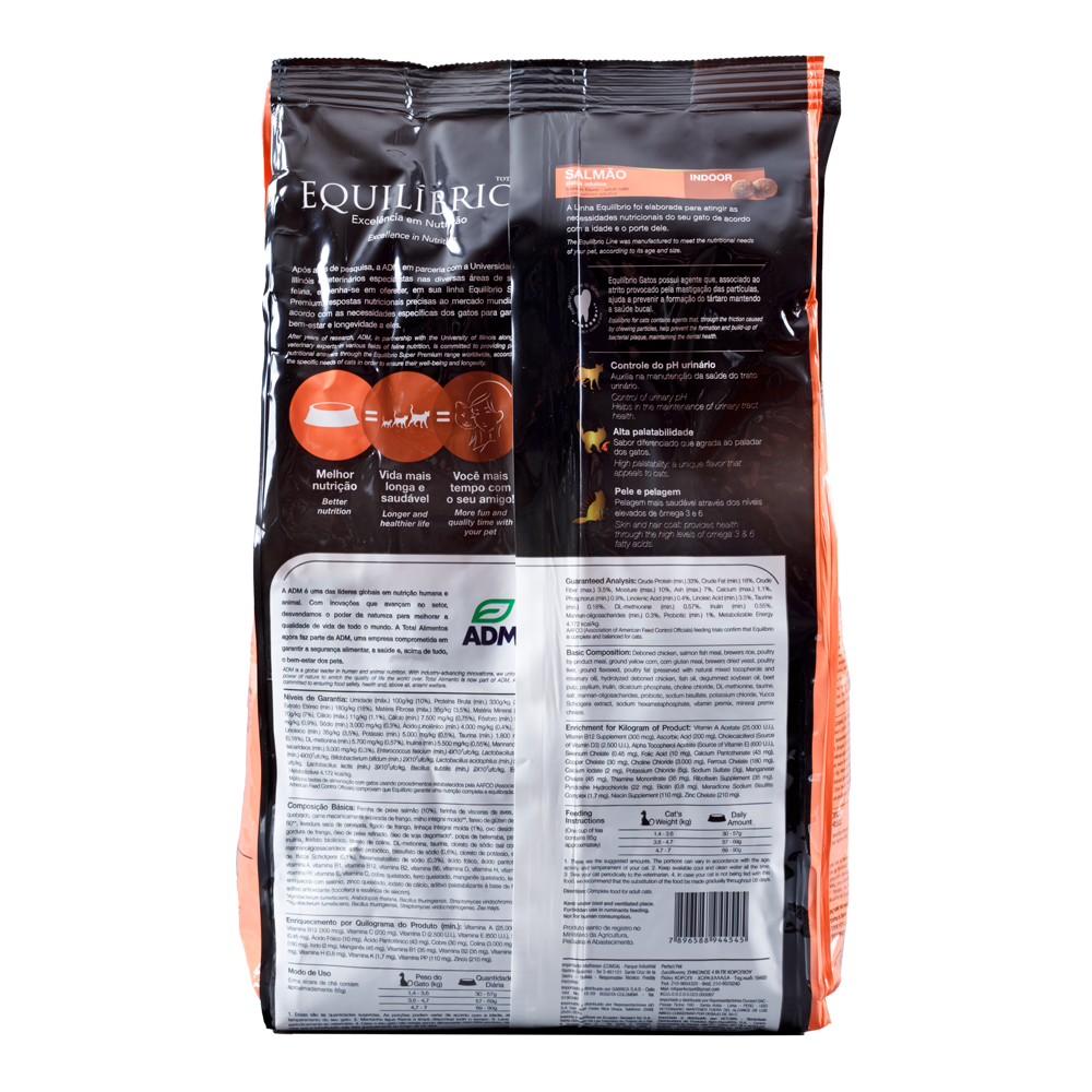 Comida Para Gato Equilibrio Adulto Salmón