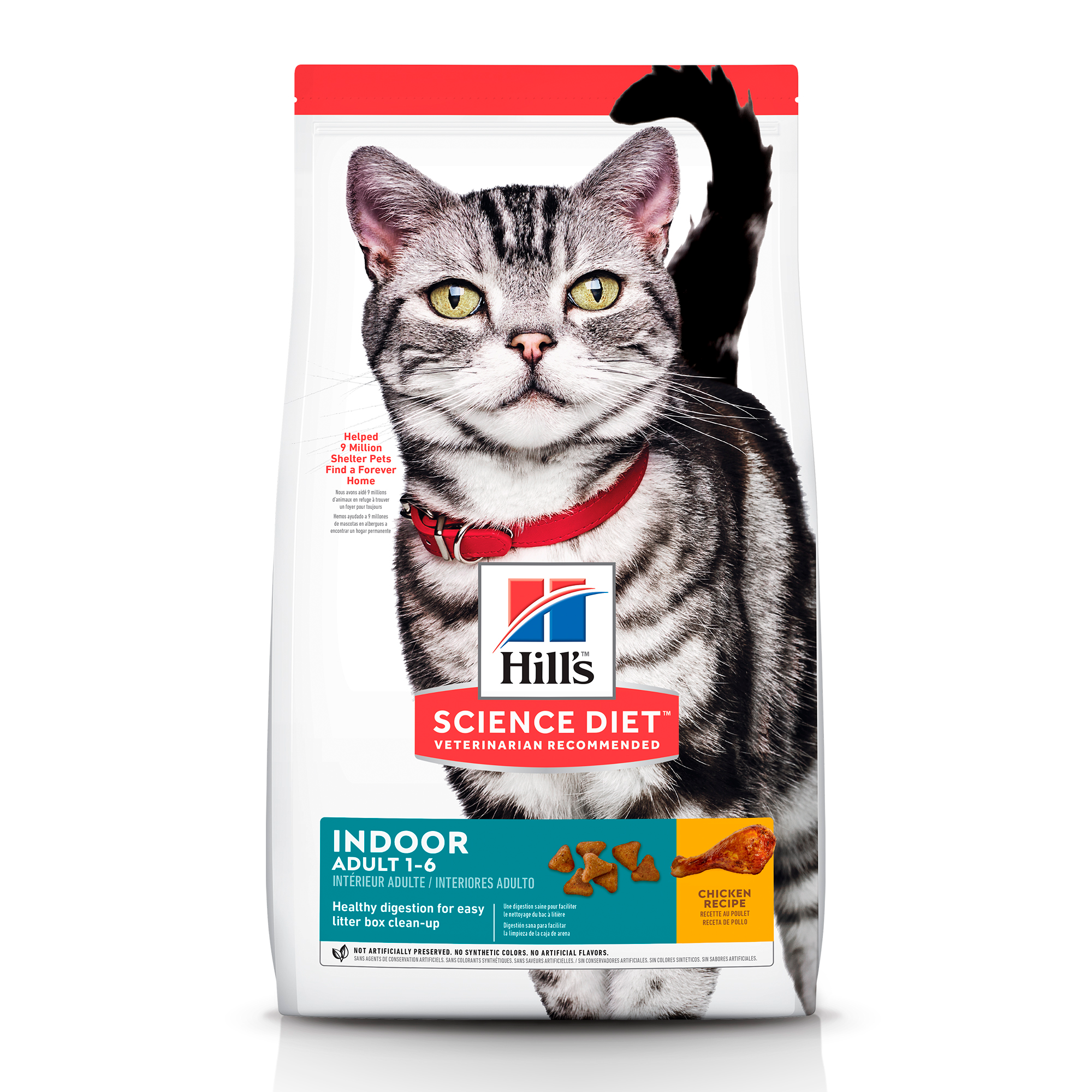 Comida Para Gato Hills Adulto Indoor Pollo