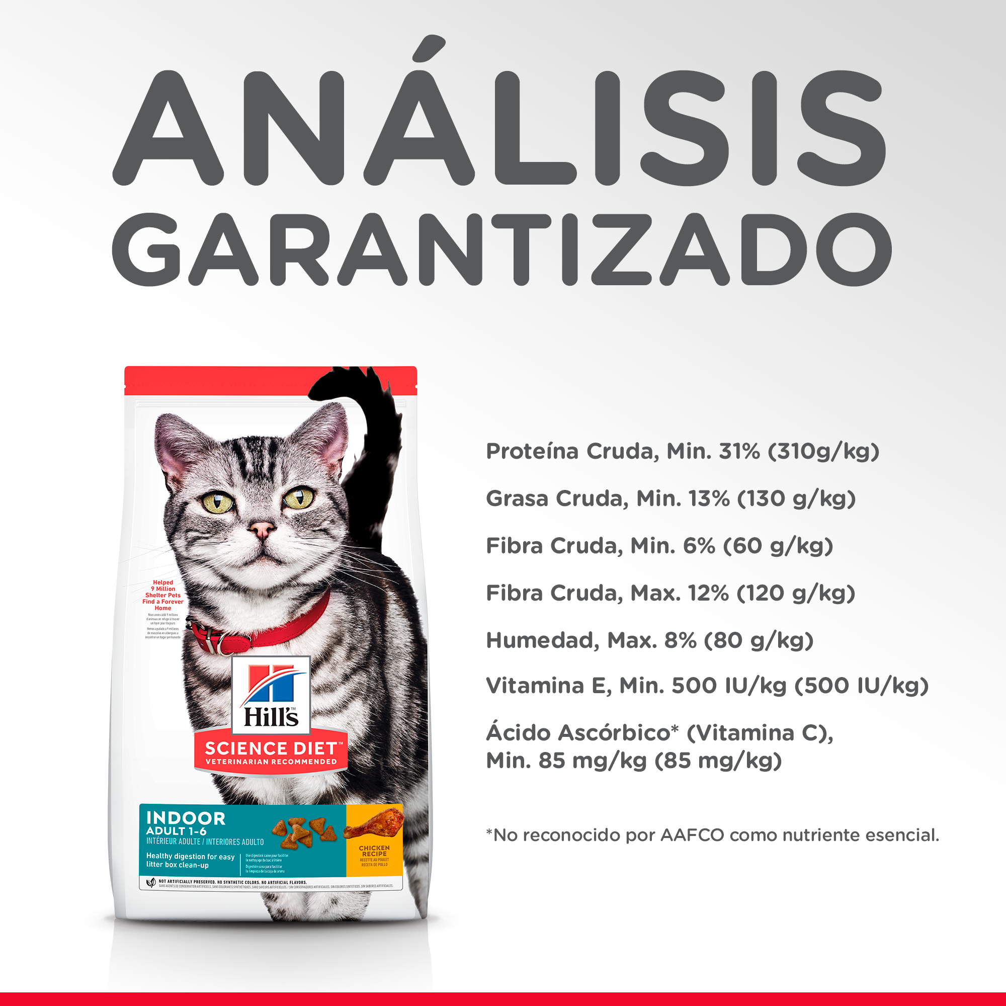 Comida Para Gato Hills Adulto Indoor Pollo