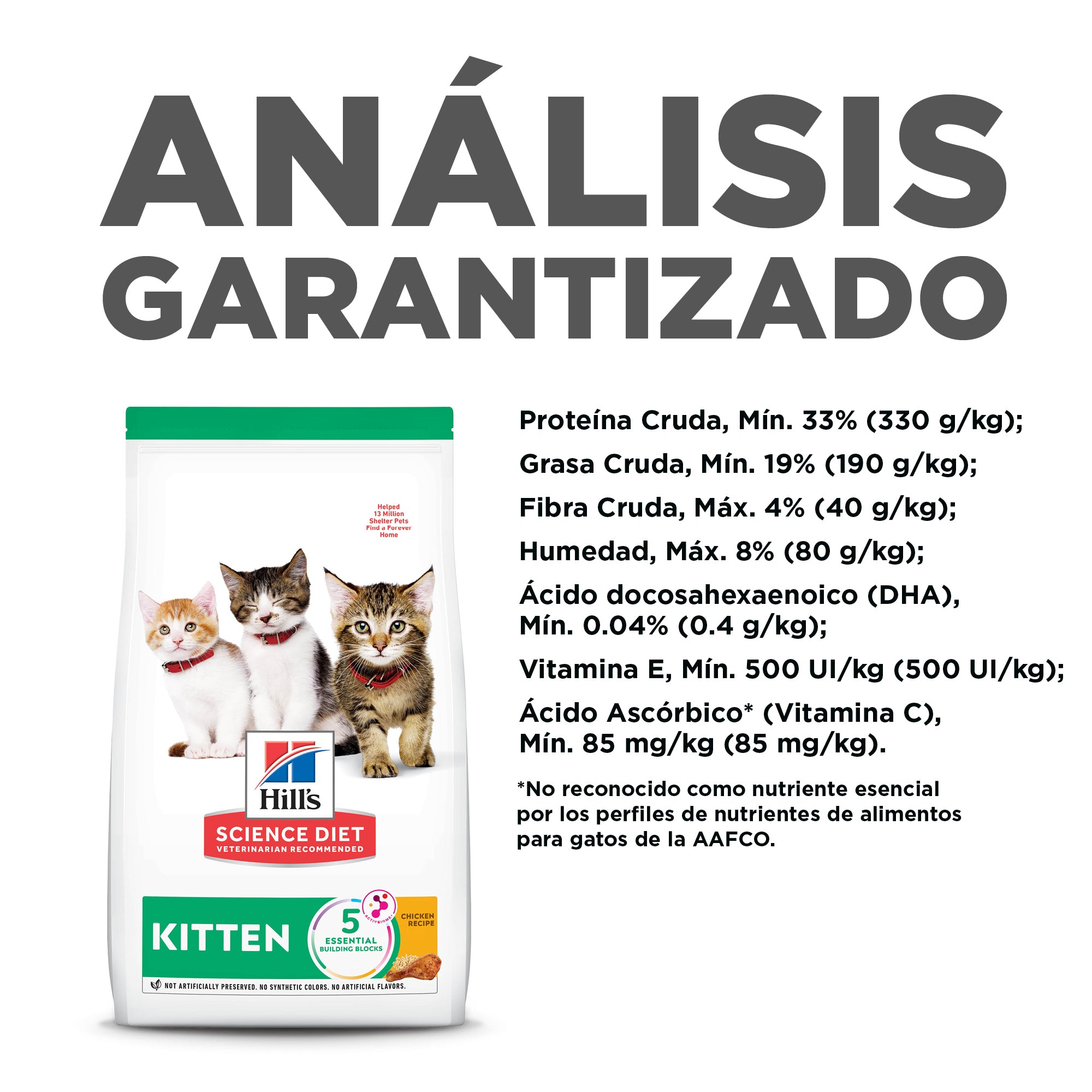 Comida Para Gato Hills Kitten Pollo