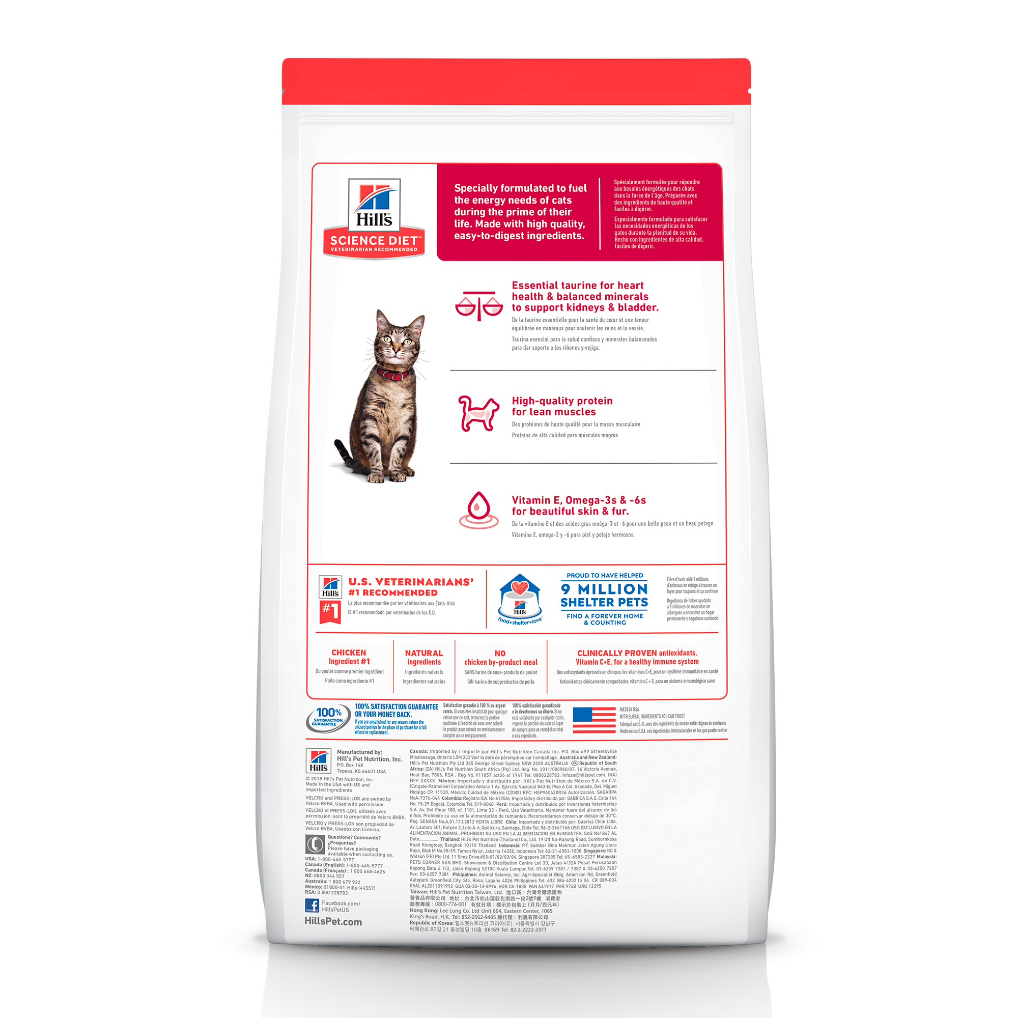 Comida Para Gato Hills Optimal Care Adulto Pollo