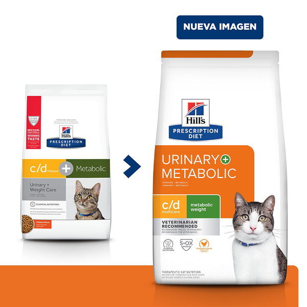 Comida para gato Hills Urinary+ Metabolic 6.35 Lbs