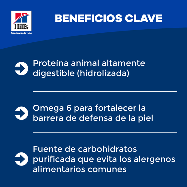 Comida para gato Hills Prescription Diet Sensibilidades alimentarias z/d - 4 Lbs