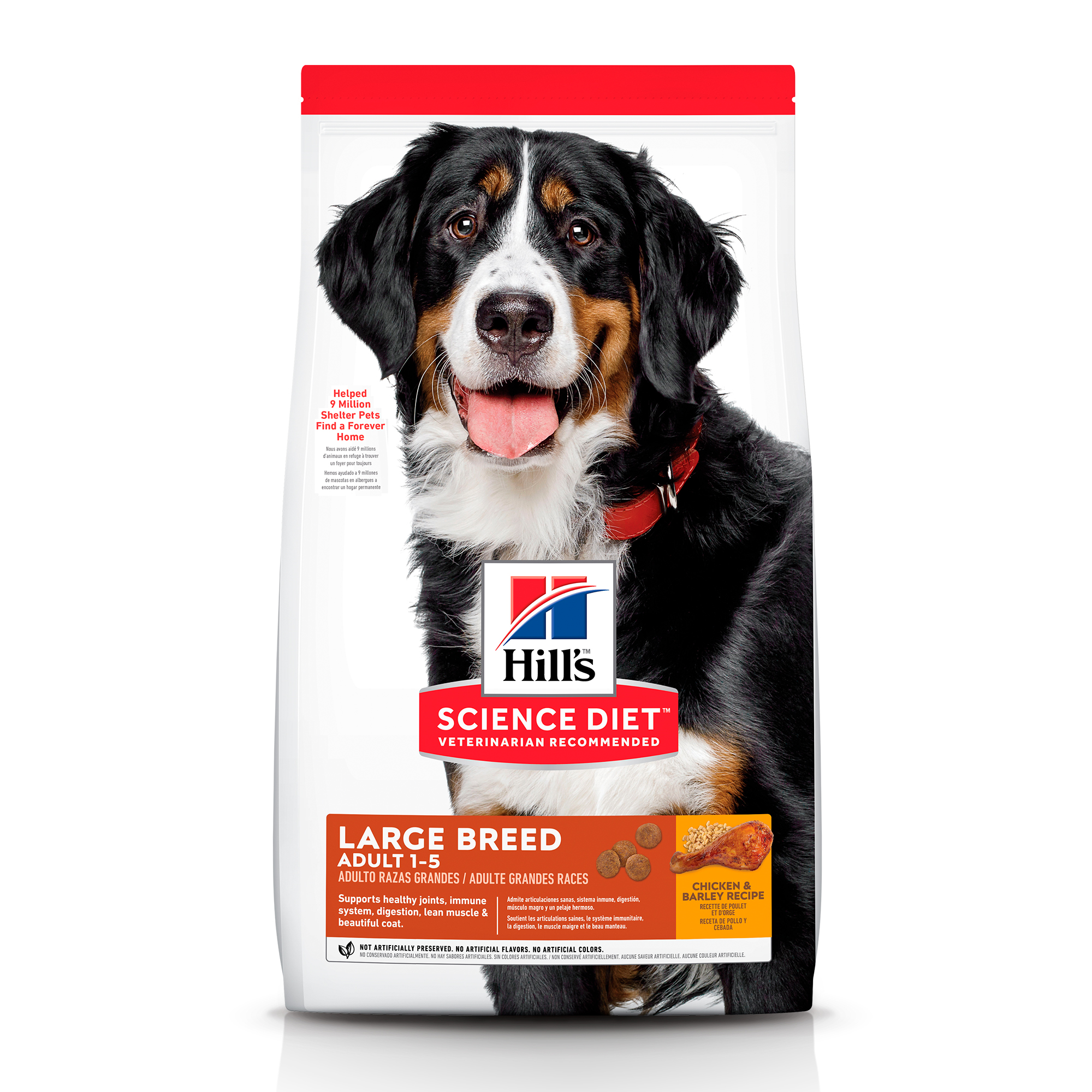 Comida Para Perro Hills LB Adulto Razas Grandes Pollo