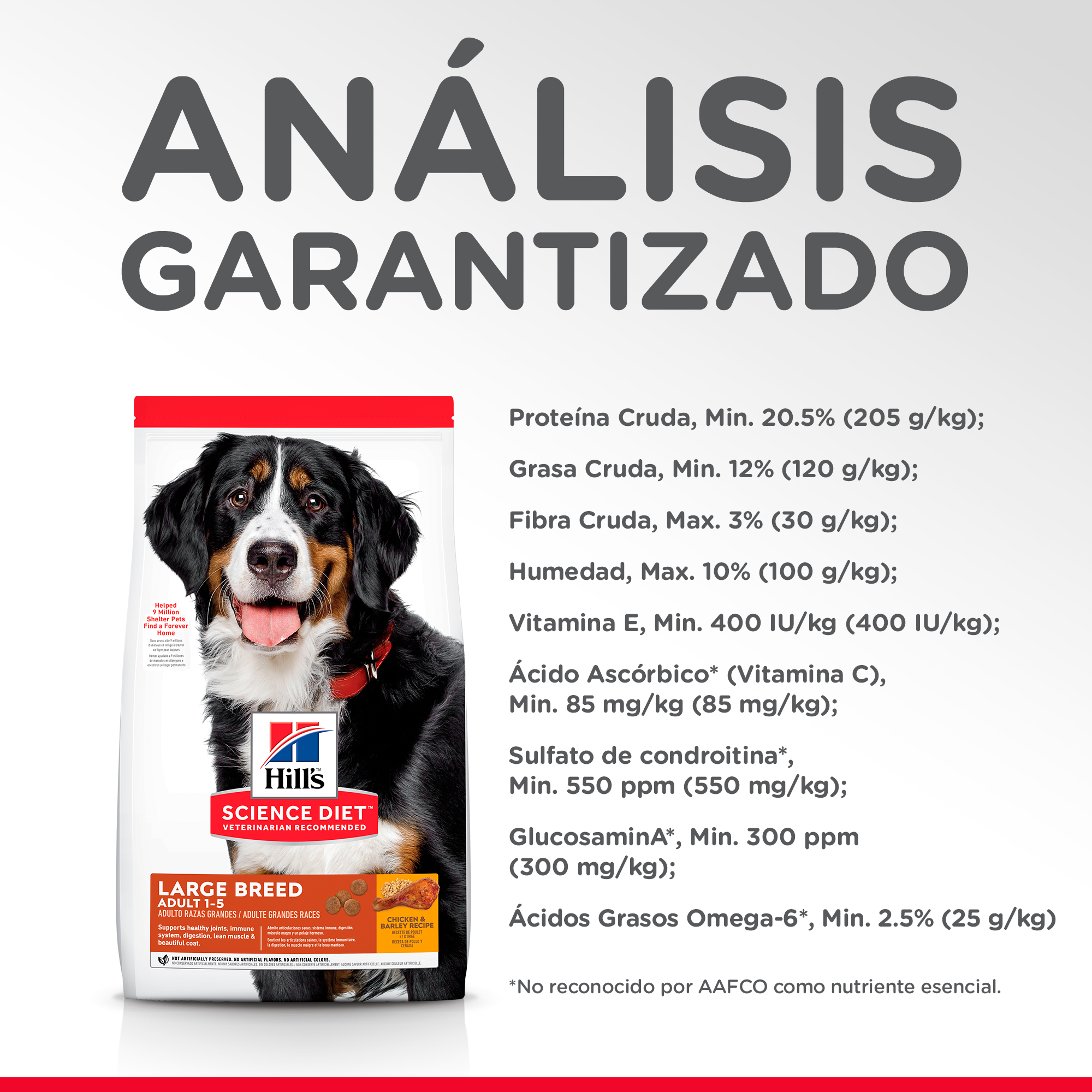 Comida Para Perro Hills LB Adulto Razas Grandes Pollo
