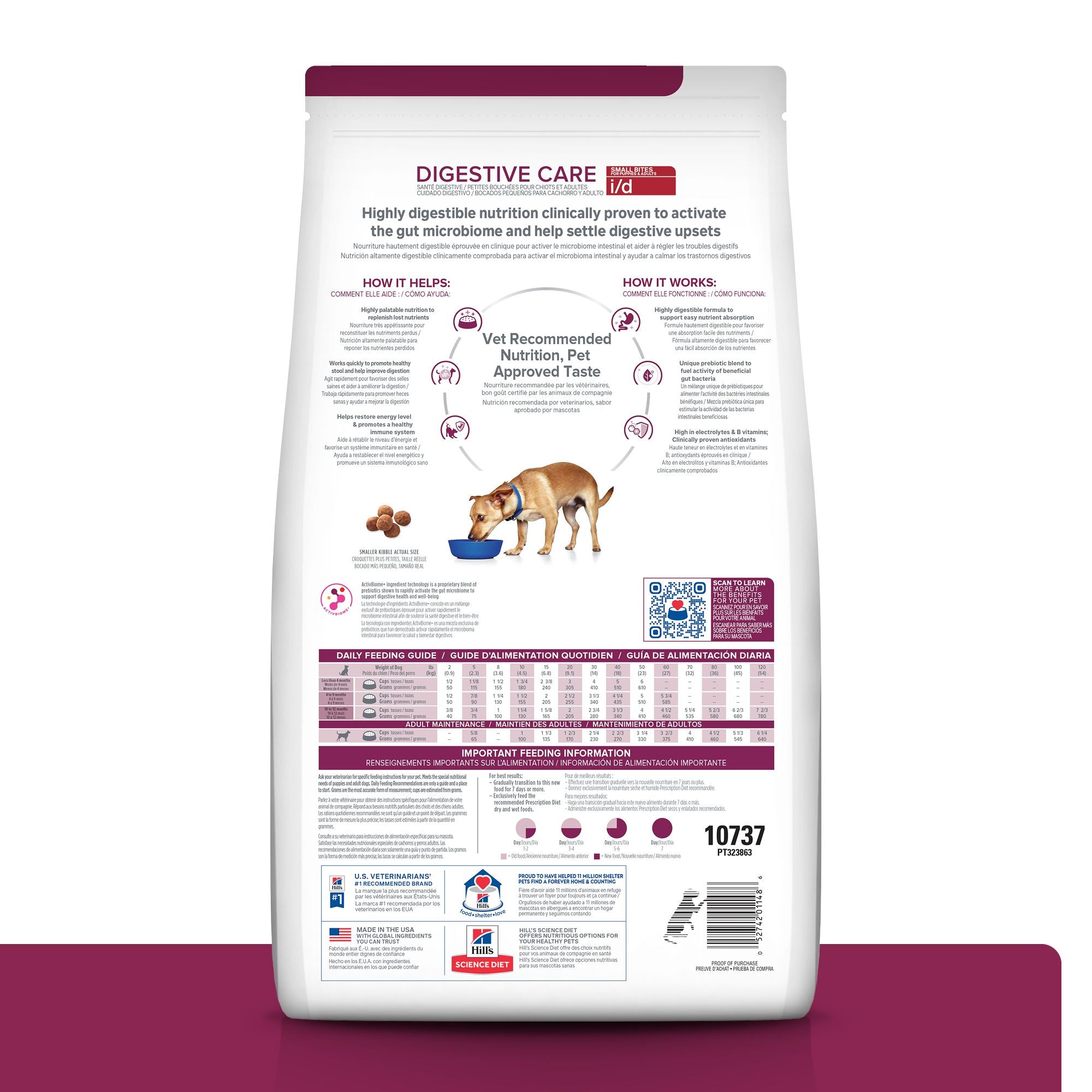Comida para Perro Hills Digestive Prescription Care i/d Raza Pequeña 3,5 Lb