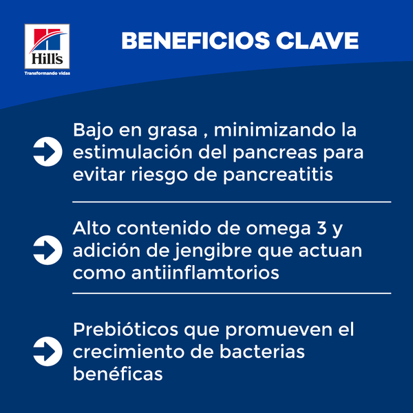 Comida para Perro Hills Prescription Digestive Care i/d Low Fat 8,5 Lbs