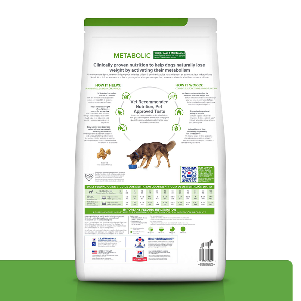 Comida Para Perro Hills  Prescription Diet Metabolic Pollo