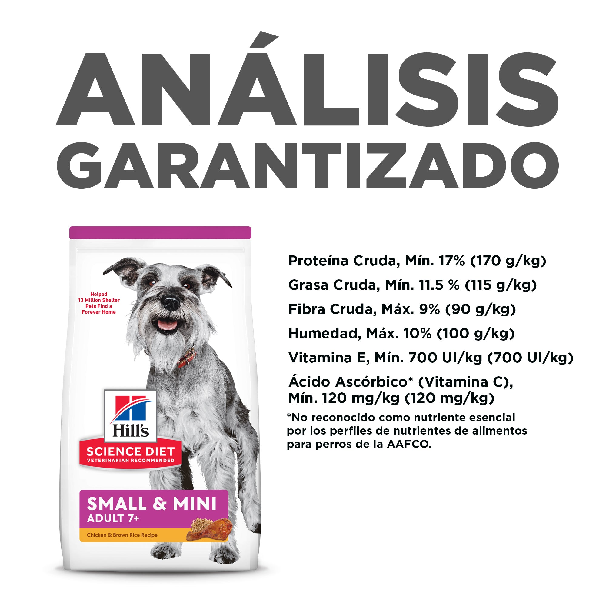 Comida para perro Hills 7+ Razas Miniatura 4.5 Lbs