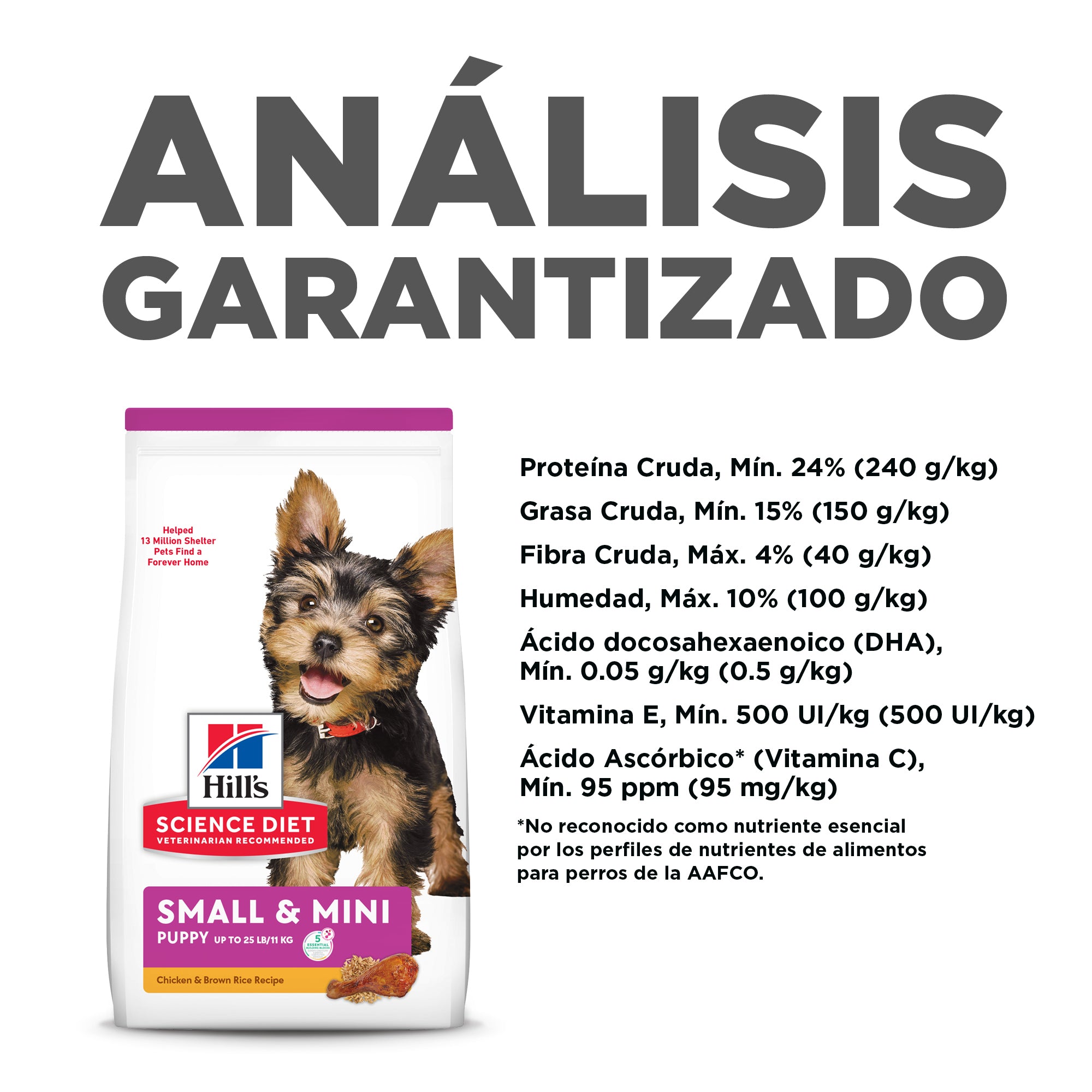 Comida Para Perro Hills SM Cachorro Razas Mini Pollo