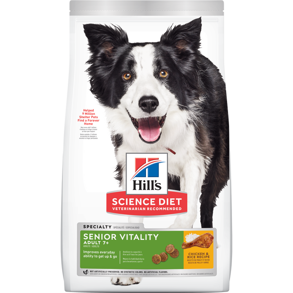 Comida para perro Hills Senior Vitality Adulto 7+ 12,5 Lbs