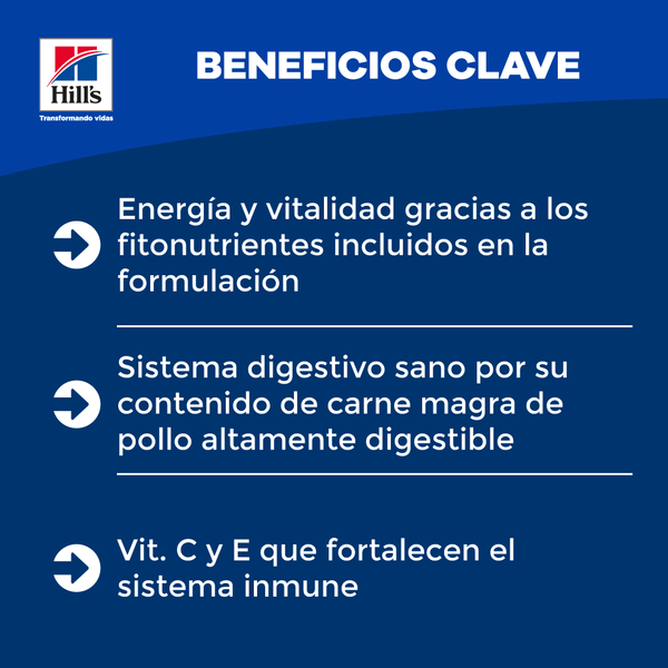 Comida para perro Hills Senior Vitality Adulto 7+ 12,5 Lbs