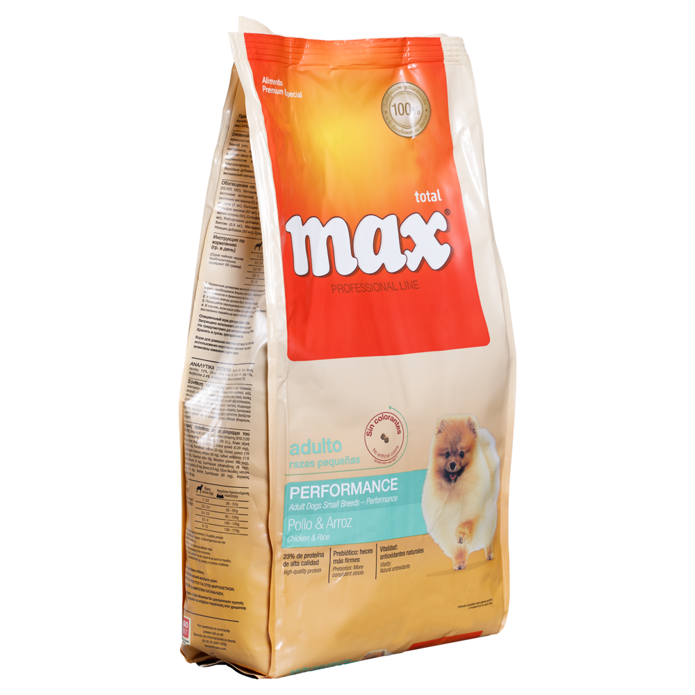 Comida Para Perro Max Adulto Razas Pequeñas Performance Pollo