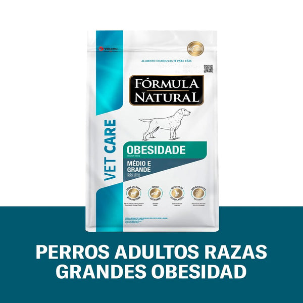 Comida para Perro Vet Care Obesidad Raza Mediana y Grande Formula Natural Pollo