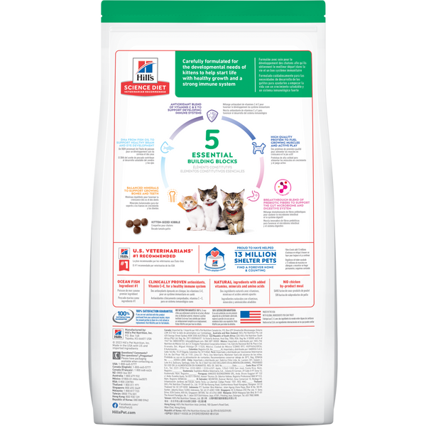 Alimento para gatito Hills Kitten Pescado y Arroz 3,5 Lb