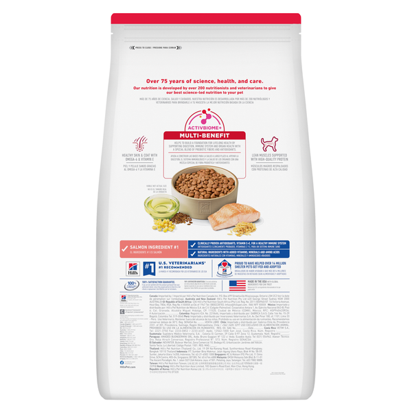 Alimento para perros Hills Adulto Razas Medianas Salmón y Arroz 4,5 Lb