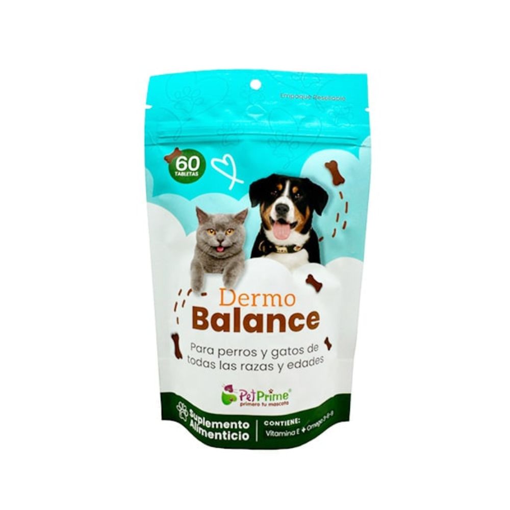 Suplemento Para Perros Y Gatos Dermo Blance 60 tabletas