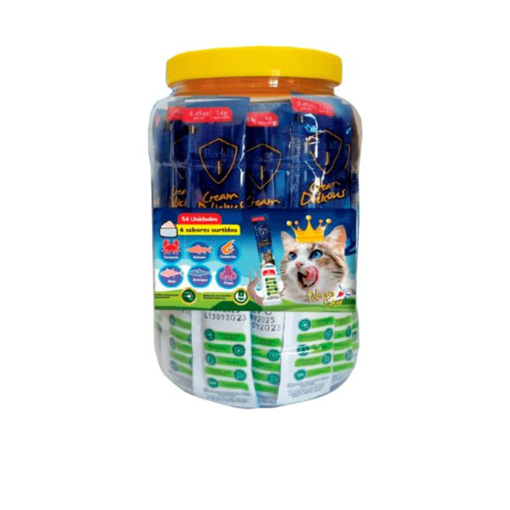 CREAM DELICIOUS BOMBONERA 6 SABORES - 54 Unidades