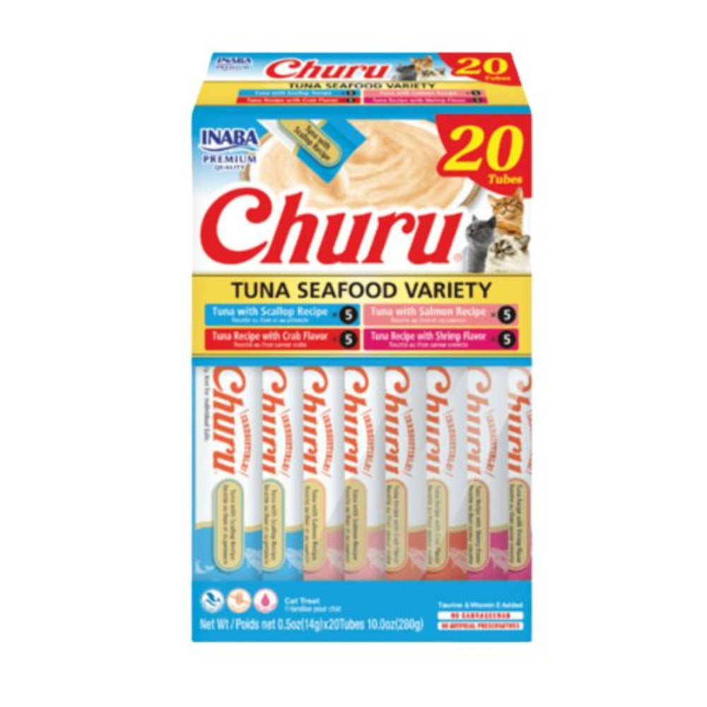 CHURU ATÚN MARISCOS VARIEDAD 20 TUBOS