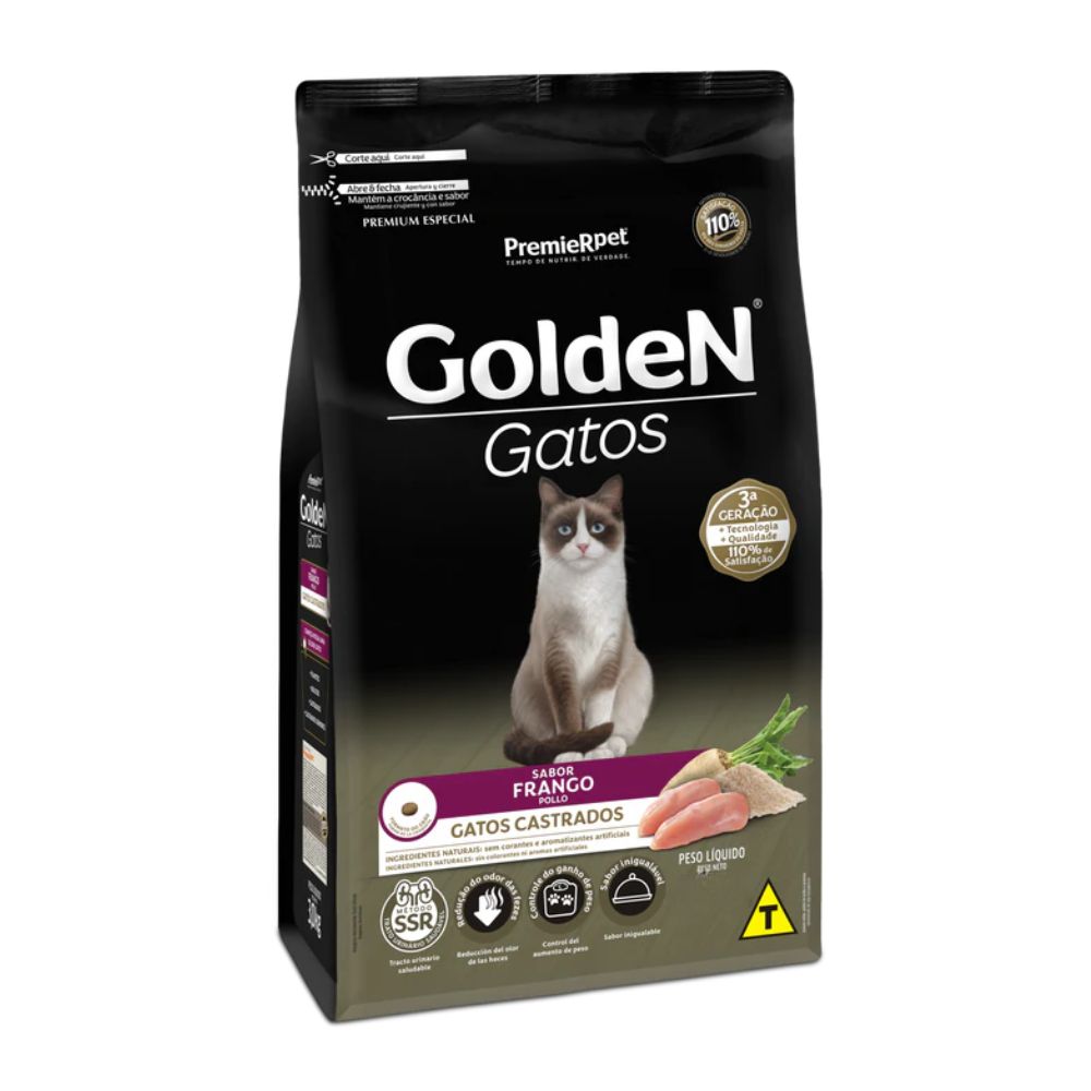 Alimento para gato Premier Golden Adulto Castrado
