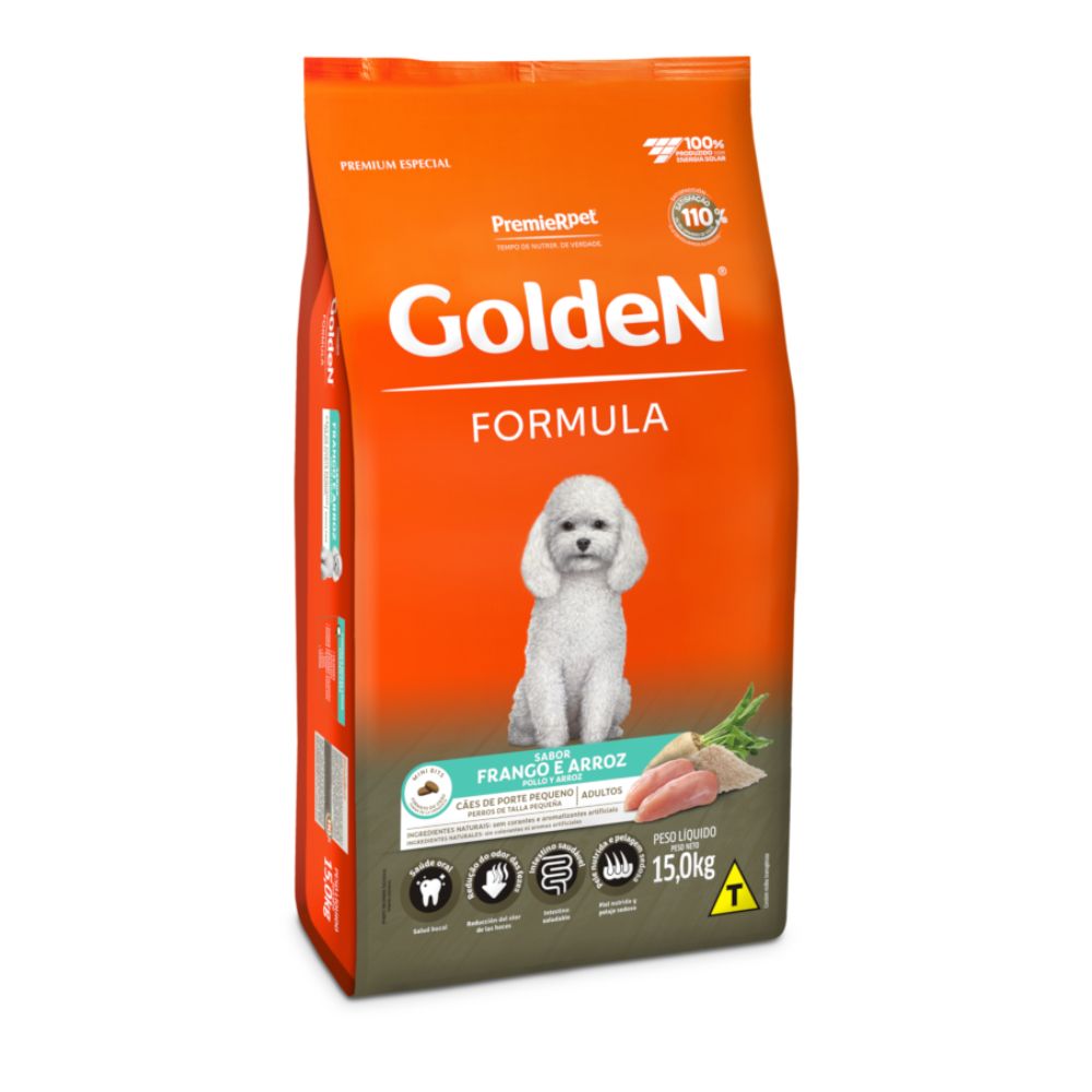 Alimento para Perro Premier Golden Adulto Small Pollo y Arroz