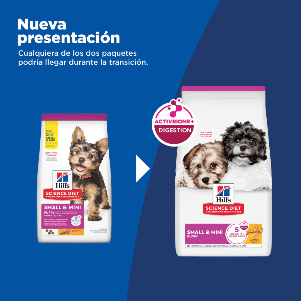 Comida Para Perro Hills SM Cachorro Razas Mini Pollo