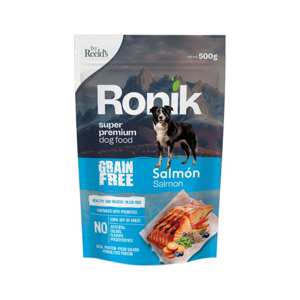 Alimento Húmedo Para Perros Reelds Ronik Grain Free Salmon 500gr
