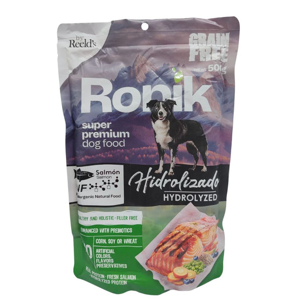 Alimento Húmedo Para Perros Reelds Ronik Grain Free Hidrolizado Salmon 500gr