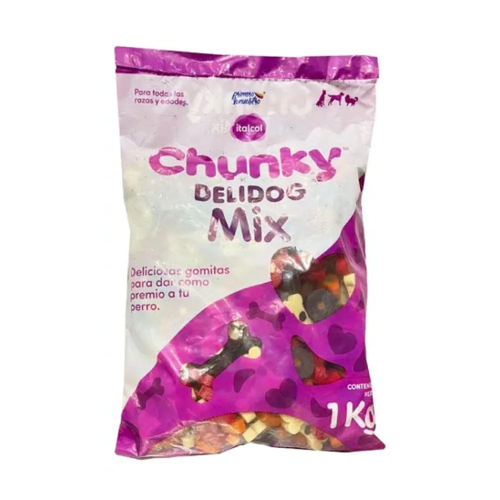 Snack Chunky para Perro Delidog Mix