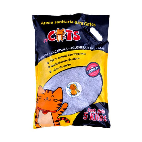 Arena para gatos Jv Cats Aroma Limon 5 kg