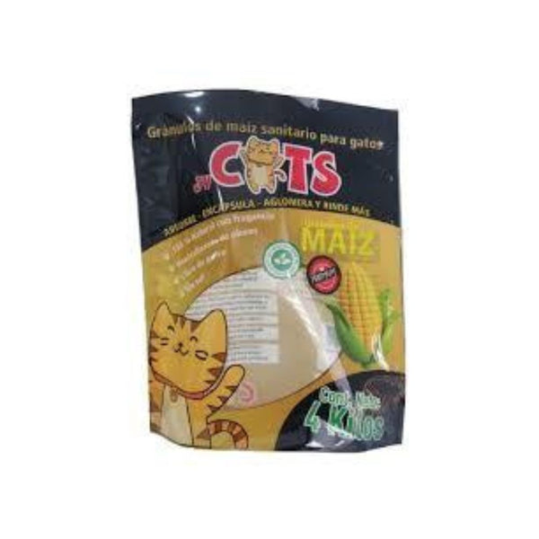 Arena para gatos Jv Cats Maiz 4 kg