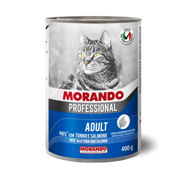 Alimento Para gato Adulto Húmedo Morando sabor Salmon 400 Gr