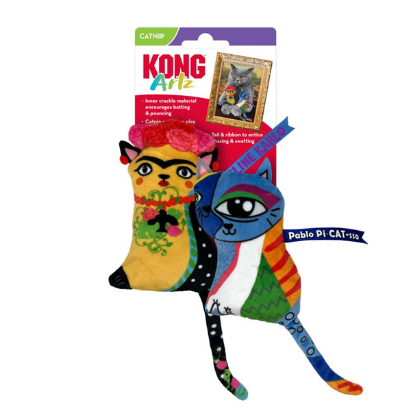 Kong Juguete Para Gato peluche Artes x2 kahlo-Picasso