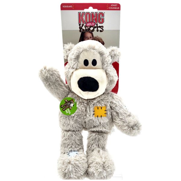 Kong juguete Peluche Para Perro Knots Enlazado oso