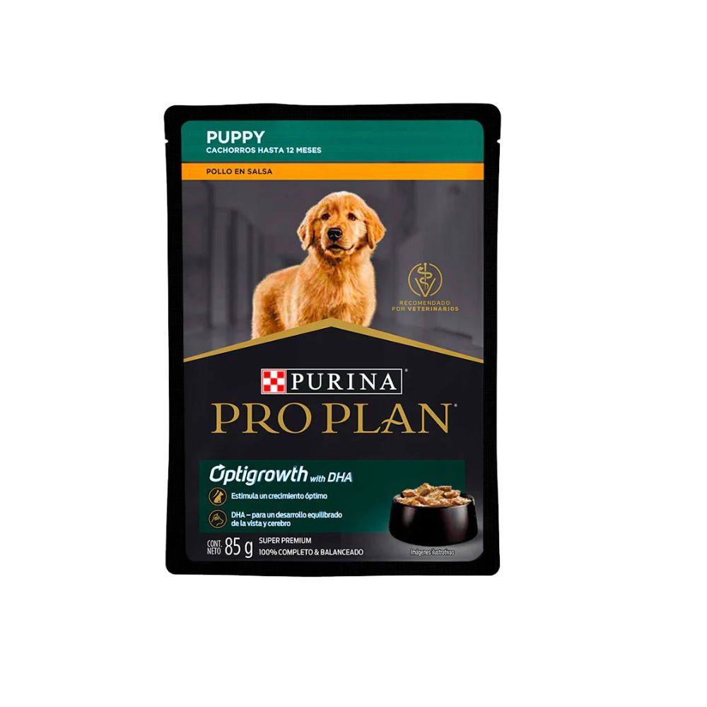 Alimento húmedo para perros Pro Plan Puppy pollo 85gr