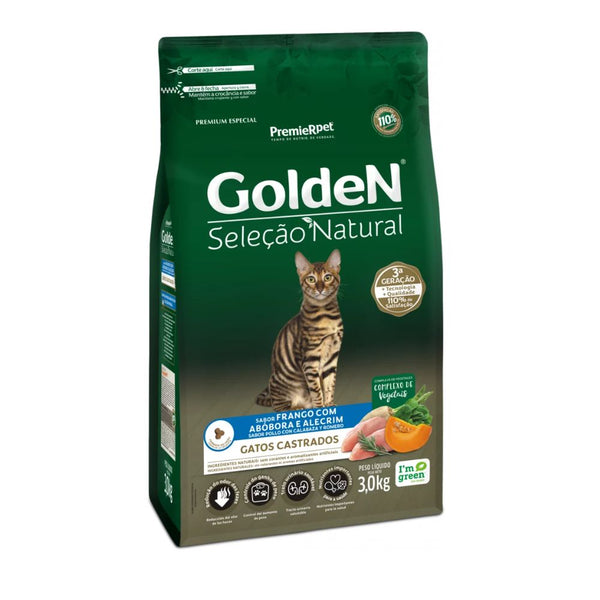 Alimento para gato Premier Golden Selección Natural Adulto Castrado