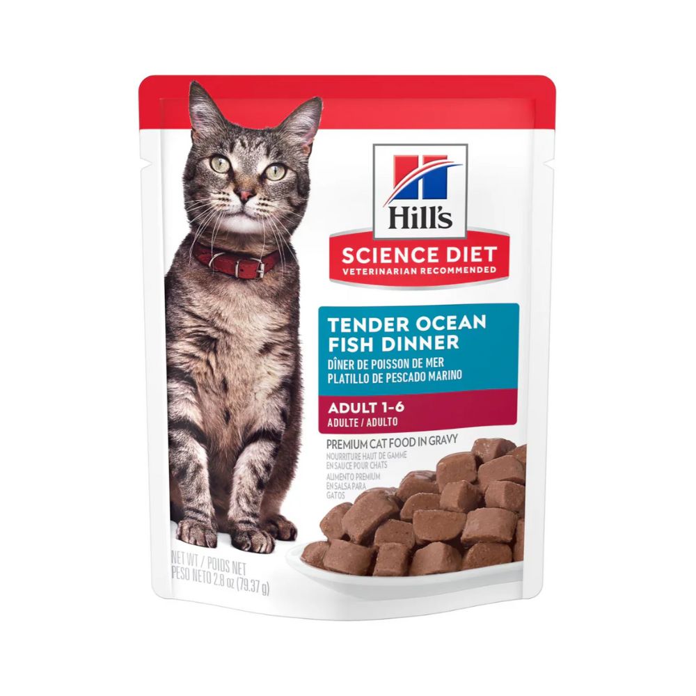 Alimento humedo para gatos adultos 1-6 años sabor ocean fish 79 gr